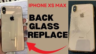 Back glass replacement iphone XS max iphonexsmax [upl. by Onaicnop227]