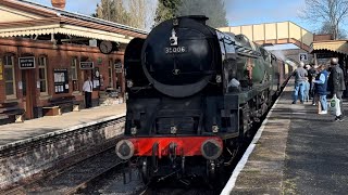 Gloucestershire and Warwickshire Railway Tuesday 2nd April 2024 [upl. by Yemerej]