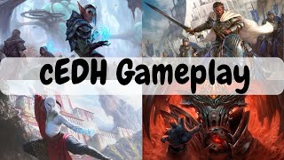 Lonis vs Elsha vs Sauron vs Aragorn cEDH Gameplay [upl. by Ahsael]