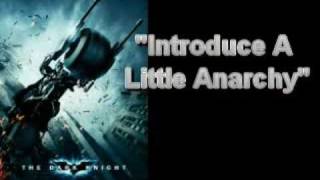 The Dark Knight OST  quotIntroduce A Little Anarchyquot [upl. by Ennove946]