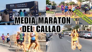 Media MARATON del Callao quotAlmirante Miguel Grauquot  RECORRIDO 10K Y 21KM [upl. by Isaiah]