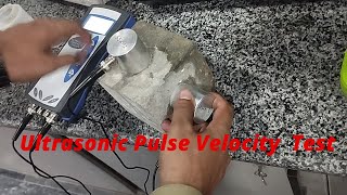 Ultrasonic pulse velocity test of Concrete  NonDestructive Testing of Concrete [upl. by Rolyt]