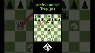 Tennison Gambit Traps p1 covua chess chess88 gambit tennisongambit [upl. by Lau709]