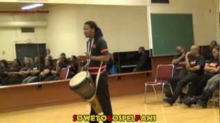 Soweto Gospel Choir  African Drumming [upl. by Hgielar485]