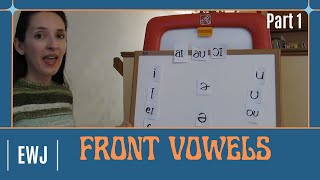 Pronunciation of English Vowel Sounds  Front Vowels Part 1 [upl. by Aiceila]