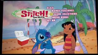 Stitch The Movie 2003 DVD Menu Walkthrough [upl. by Ronoh]