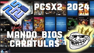 Configuración Completa de PCSX2 2024 Mando BIOS y Carátulas [upl. by Renado]