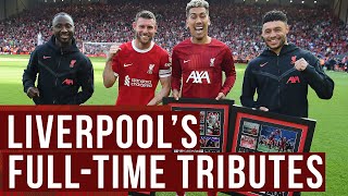 Liverpools tributes for Keita Milner Firmino amp OxladeChamberlain [upl. by Ruy]