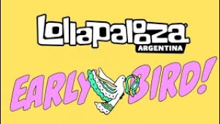 LOLLAPALOOZA 2023 TIENE FECHA SERÁ EL 17 18 Y 19 DE MARZO ENTRADAS EN VENTA DESDE EL 5 DE JULIO [upl. by Jerold]