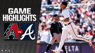 Dbacks vs Braves Game Highlights 4724  MLB Highlights [upl. by Clementia]