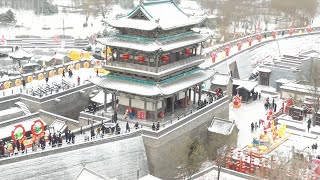 GLOBALink  Syrian student visits Pingyao ancient town on Chinese New Year Eve [upl. by Roxi]