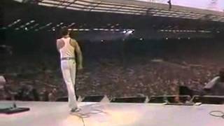 Queen Live Aid Wembley Stadium 1985 GRANDIOSO FREDDIE [upl. by Ailido]