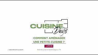 Cuisine Days  Comment aménager sa petite cuisine avec Lapeyre [upl. by Sirenay]