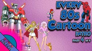 Every 80s Cartoon Intro EVER  Part 4 of 4 [upl. by Rovit]