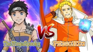 Naruto Shippuden Ultimate Ninja Storm 4  TheNinjaSpooky vs PS360HD2  Youtuber Battle [upl. by Aeslehs]