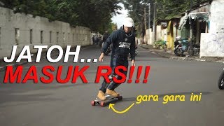 ELECTRIC SKATEBOARD REVIEW INDONESIA [upl. by Derwood385]