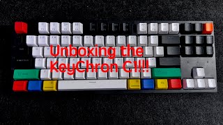 Unboxing the KeyChron C1brown switches  First Impressions [upl. by Reed]