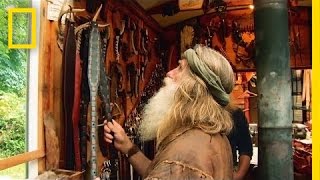 A Visit to the Leather Maker  The Legend of Mick Dodge [upl. by Kciv662]