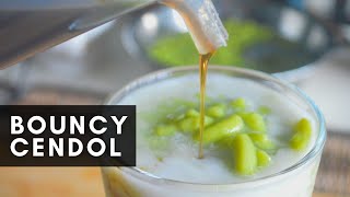 How To Easily Make Cendol At Home Without lye WaterAir Kapur [upl. by Keraj]