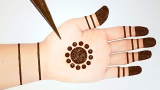 Easy Simple dotted mehndi trick  Stylish Mehndi designs for hands  Gol tikki mehandi design [upl. by Vaish]