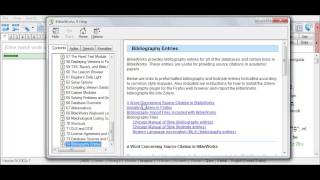 How to Find Information on Citing a Text or Resource from BibleWorks [upl. by Paugh]