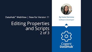 Webview  Editing Properties 23  New for Cogent DataHub version 11 [upl. by Warford755]