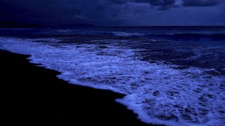 Sleep For 11 Hours Straight High Quality Stereo Ocean Sounds Of Rolling Waves For Deep Sleeping [upl. by Kcirded467]