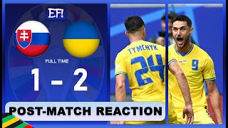 YAREMCHUK GETS THE WINNER⚽  Slovakia vs Ukraine UEFA Euro 2024 PostMatch Reaction [upl. by Emyaj]