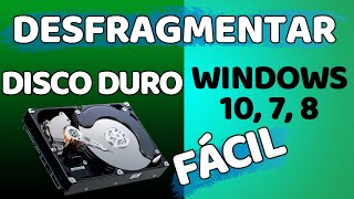 Como DESFRAGMENTAR un DISCO DURO windows 10 8 7 81 MEJOR DESFRAGMENTADOR DE DISCO DURO 2021 [upl. by Vickie]