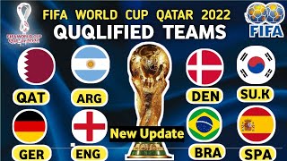 All Qualified Teams FIFA World Cup 2022Final Update [upl. by Morita754]