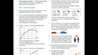 Fysik 1  Kraft och rörelse [upl. by Stevena]