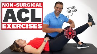 Home Exercises To Rehab An ACL Injury NON Surgical [upl. by Elodea]