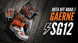 Bota Gaerne SG12 para Motocross Trilha e Enduro  Grid Motors [upl. by Pallua457]