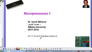 Microprocessors I Lec28 Examples LEcture 2 Arithmetic operationsمحا28 أمثله [upl. by Laural817]