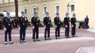 Principato di Monaco  Cambio della guardia [upl. by Ecirtemed]