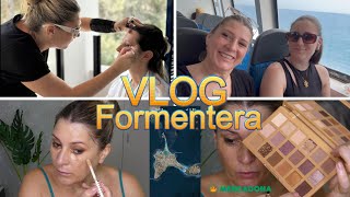 ðŸ“¹Vlog viaje a FORMENTERA para maquillar a una NOVIA ðŸ‘°ðŸ» [upl. by Varini]