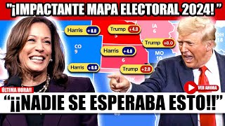 WOW quot¡¡NADIE SE ESPERABA ESTOquot ¡Impactante Mapa Electoral 2024  Kamala vs Trump [upl. by Francene]