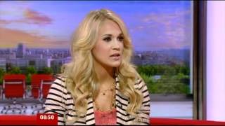 Carrie Underwood Blown Away Interview BBC Breakfast 2012 [upl. by Enomrej430]