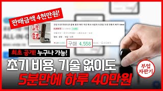 자동화부업 지금이 기회 준비물 없이도 하루 40만원 돈버는법 [upl. by Aig]