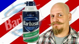 Barbasol Shaving Cream  Soothing Aloe [upl. by Elery]