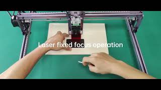 ATOMSTACK A5 PROA5 20WLaser fixed focus operation video [upl. by Brandtr]