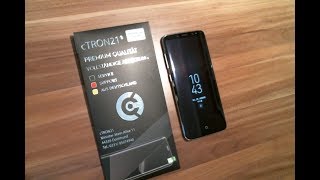 Displayschutzfolie cTRON21 für Galaxy S8 Montageanleitung [upl. by Mairim]