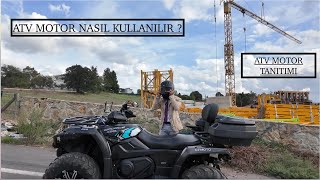 MEHMET HOCA İLE ATV MOTOR NASIL KULLANILIR  ATV MOTOR TANITIMI [upl. by Lehcer646]