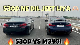 BMW 530D VS BMW M340i  DRAG RACE [upl. by Karp885]