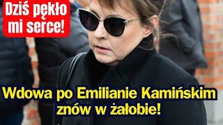 Wdowa po Emilianie Kamińskim znów w żałobie Dziś pękło mi serce [upl. by Sperling]