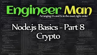 Cryptography  Nodejs Basics Part 8 [upl. by Wendolyn]