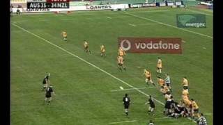 quotThe Greatest Game of Rugby Ever Playedquot  Wallabies Vs All Blacks Sydney 2000 [upl. by Mckee]