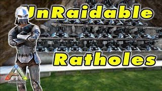 UNRAIDABLE Ratholes Ark Crystal Isle W Build Guide [upl. by Isolt]