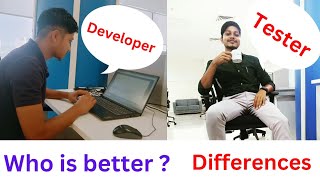 What is the reality of Developer Vs Tester  Difference between QA tester and developer [upl. by Aicak815]