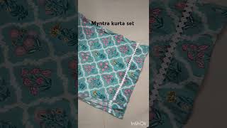 myntra kurta set haul myntrahaul fashion ad viralproducts comentforlink [upl. by Robenia]